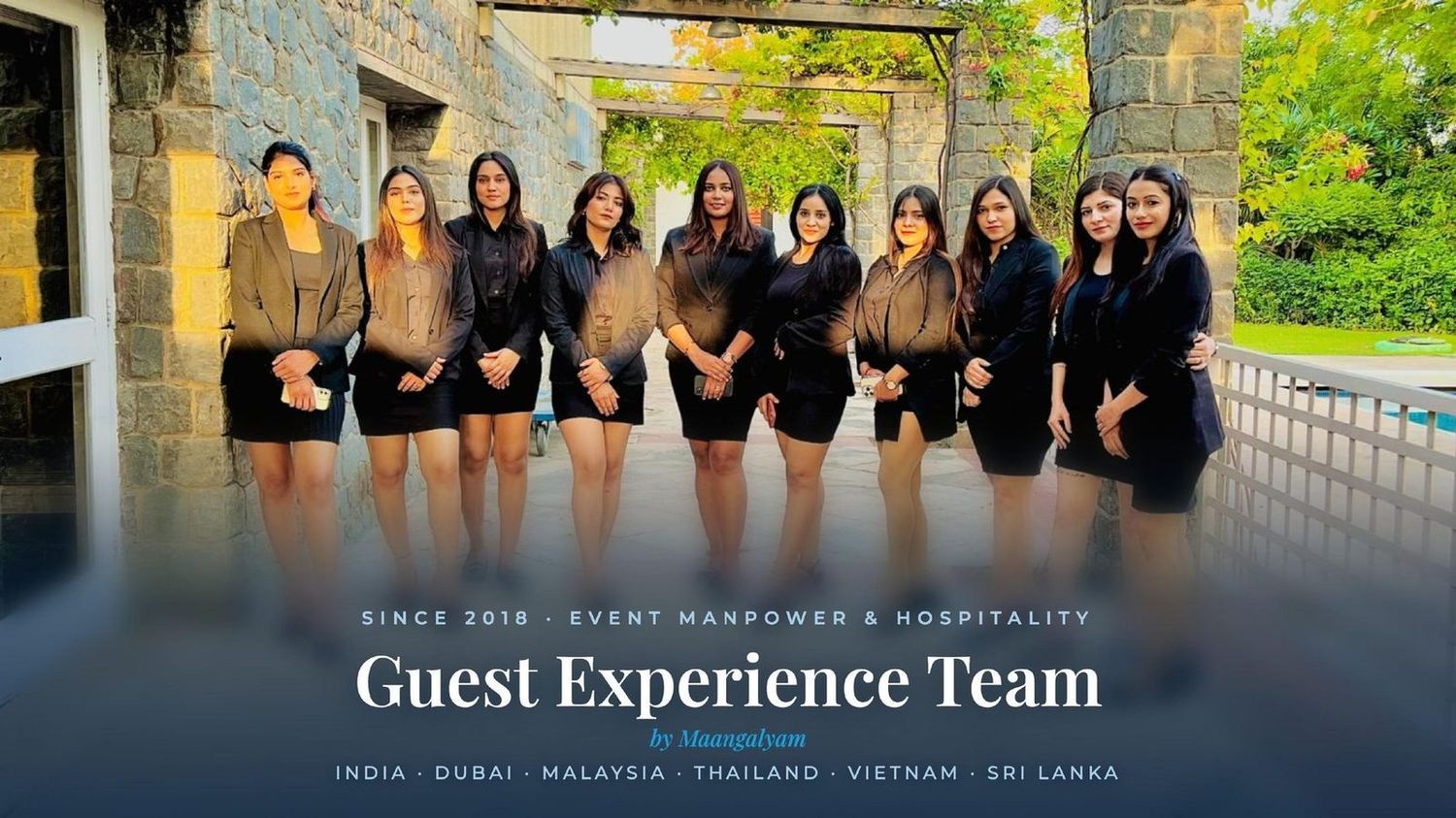Guest Experience Team by Maangalyam, corporate hospitality crew