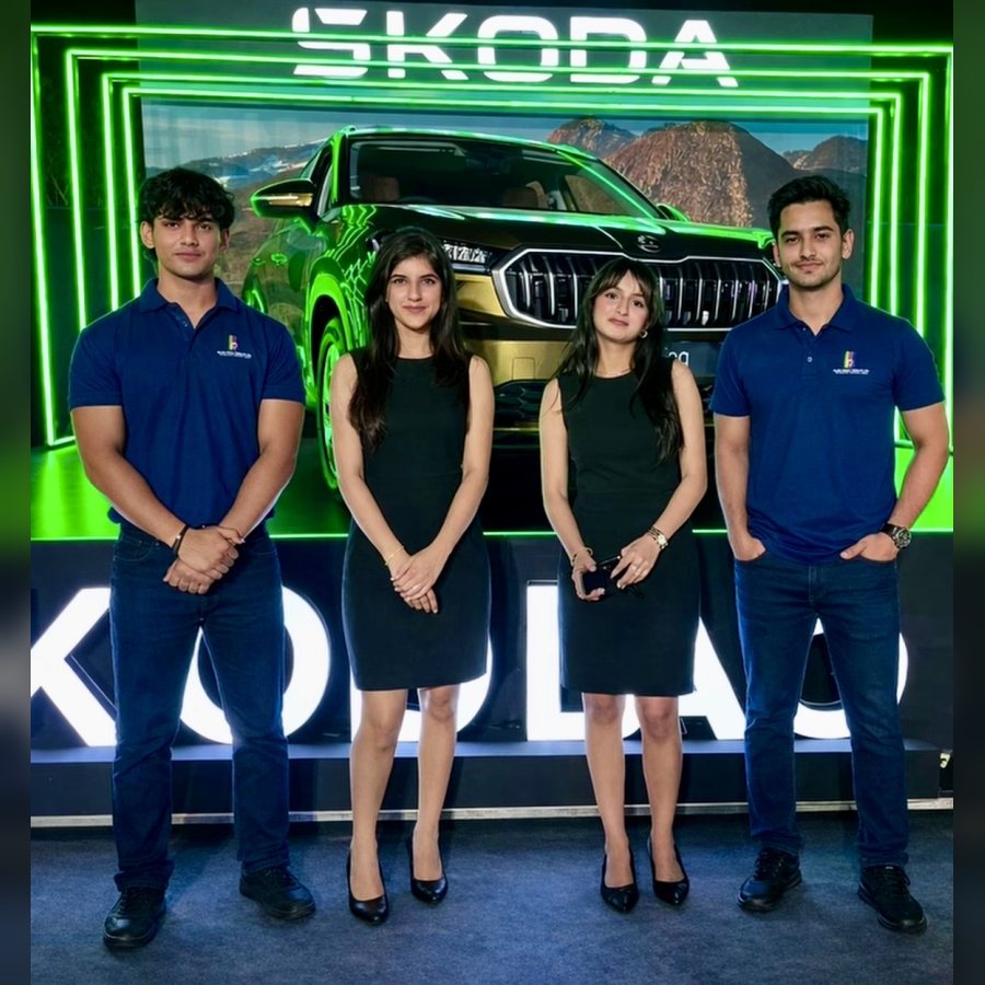 Crew at a Škoda automotive launch
