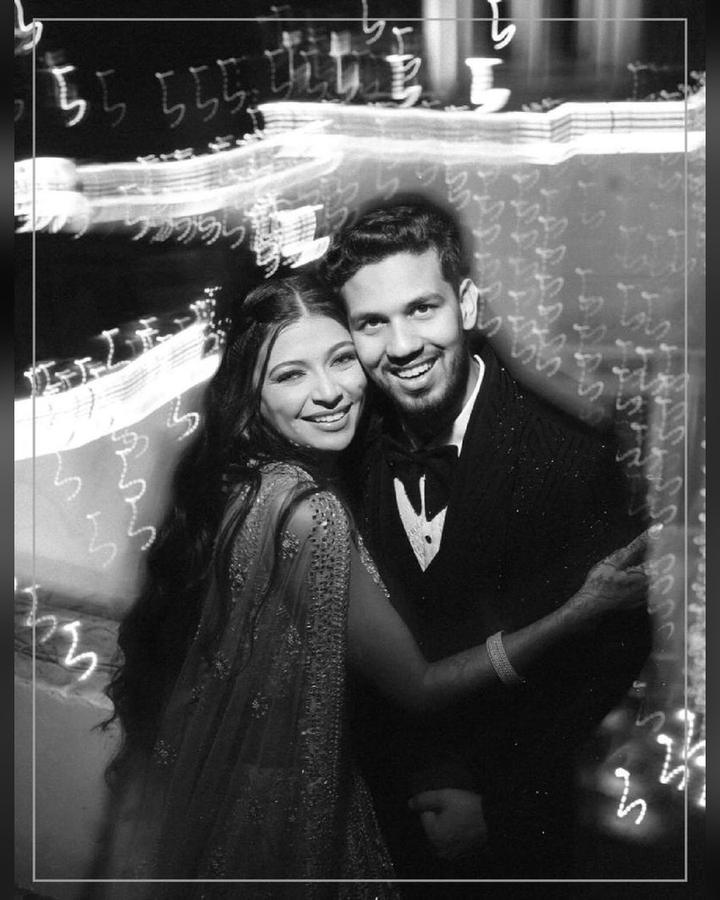 Wedding couple portrait