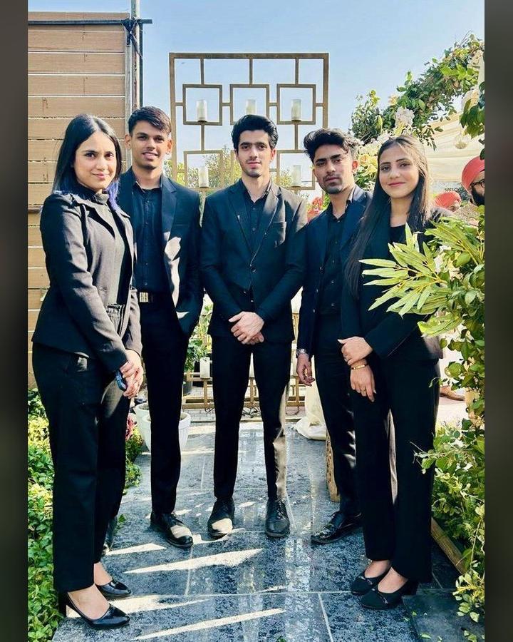 Shadows personal guest assistance team at a wedding